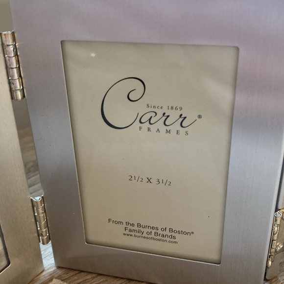 Byrnes of Boston accordion 5 frames folding brushed silver - Picture 3 of 15